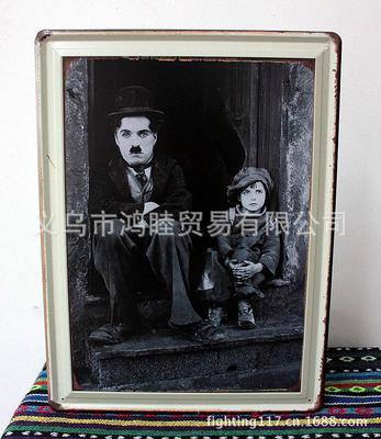 【電影海報復古做舊裝飾畫 酒吧鐵皮畫 西餐廳 咖啡廳 奶茶店 服裝】價格,廠家,圖片,工藝畫,義烏市鴻睦貿易-