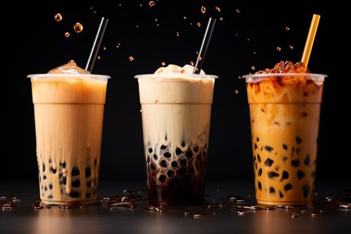 滿足味蕾的珍珠奶茶飲品攝影圖片 廣告素材 下載至來源處