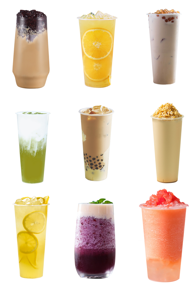 飲料奶茶宣傳海報素材冰飲免扣png素材