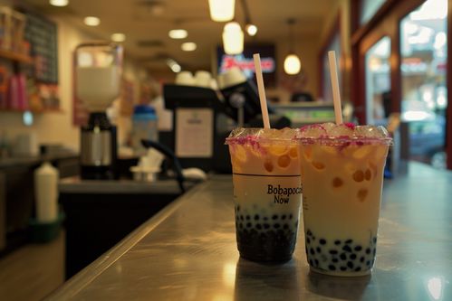 冰鎮(zhèn)珍珠奶茶飲品攝影圖片 廣告素材 下載至來源處