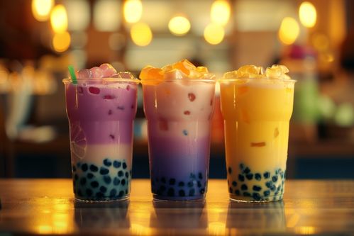 可口的珍珠奶茶飲品攝影圖片 創(chuàng)意海報(bào)